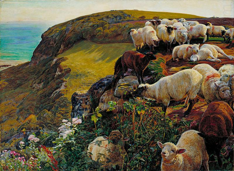 William Holman Hunt Our English Coasts oil painting picture